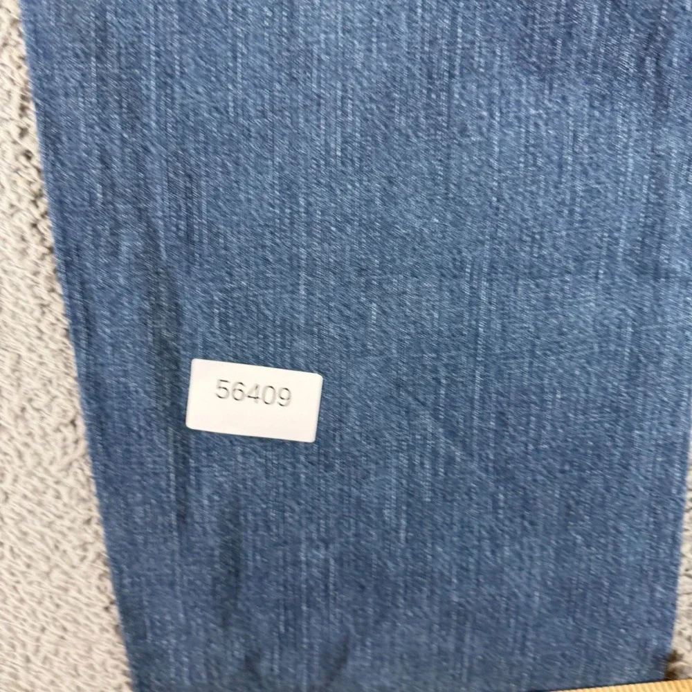 Levi's 569 Jeans Men's 42x32 Blue Cotton Denim Straight Whiskered Faded Workwear
